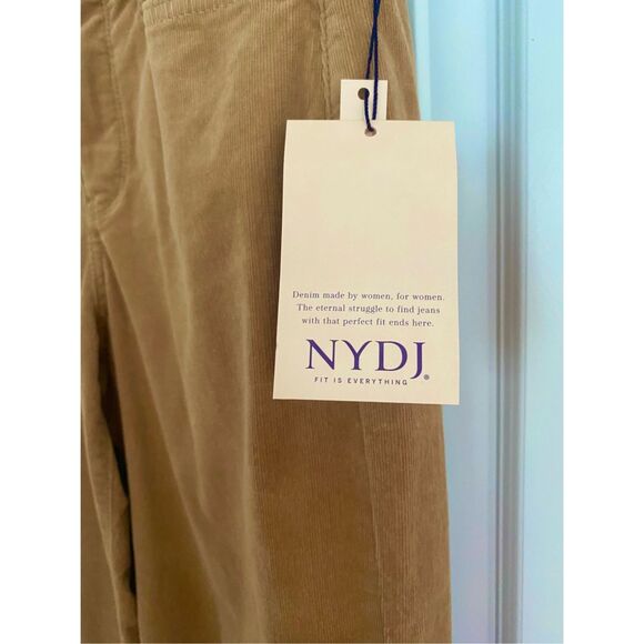 NYDJ Sand Dune Denim Teresa Wide Leg Pants Size 6 NWT - Picture 6 of 8